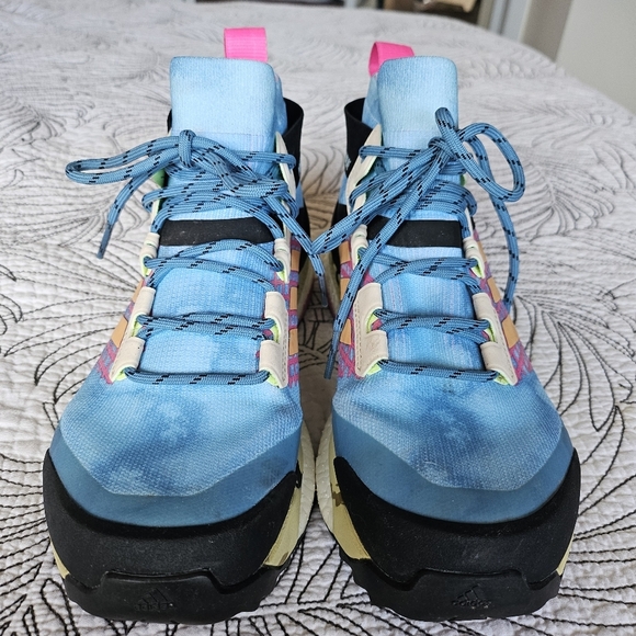 VGUC Adidas Terrex Free Hiker Prime Blue Hazy Sky Women 7.5 - Picture 10 of 16